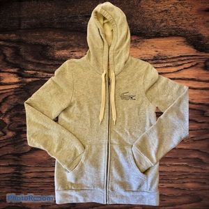 EUC Lacoste Live woman’s hoodie with big crocodile